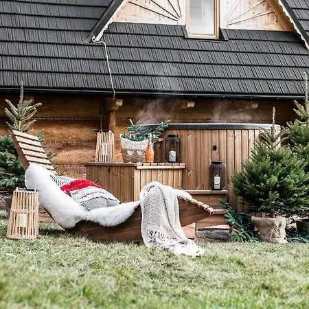 W Bialce Woodhouse- Basen, Sauna, Jacuzzi Chalet *